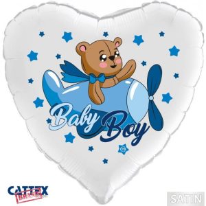 Palloncini nascita Baby Boy Orsetto (18”)