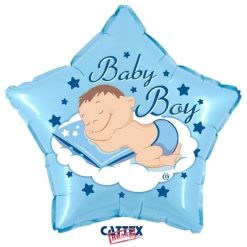 Palloncini nascita Baby Boy Stella (18”)