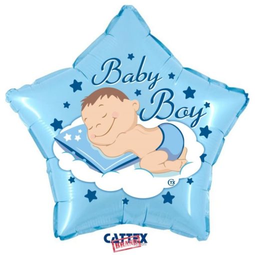 Palloncini nascita Baby Boy Stella 18