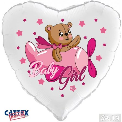 Palloncini nascita Baby Girl Orsetto 18