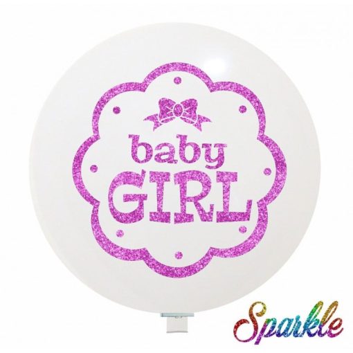 Palloncini nascita Baby Girl Sparkle