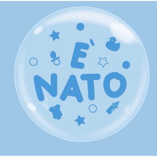 Palloncini nascita Bubble Party è Nato 18
