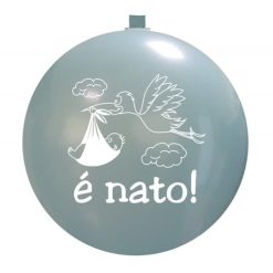 Palloncini nascita E' Nato (cicogna)