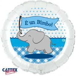 Palloncini nascita Elefantino è un Bimbo! (18”)