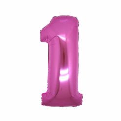 Palloncini numeri mylar medi -Numero 1