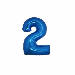 Palloncini numeri mylar piccoli -Numero 2
