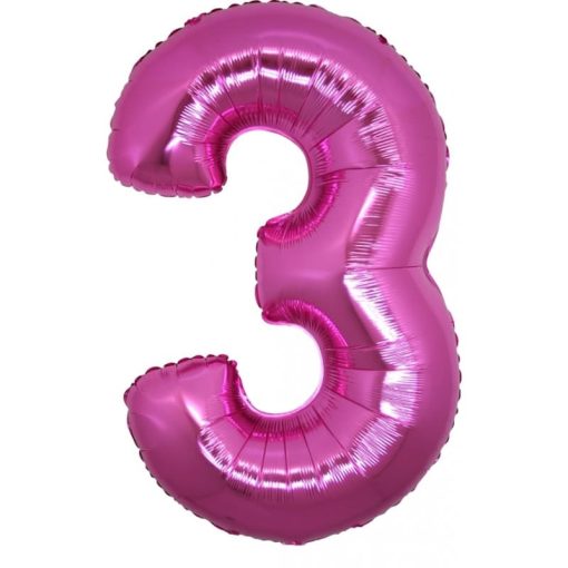 Palloncini numeri mylar grandi Numero 3 Grandi