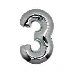 Palloncini numeri mylar medi -Numero 3