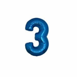 Palloncini numeri mylar piccoli -Numero 3