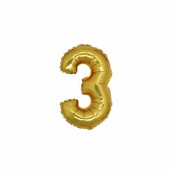 Palloncini numeri mylar piccoli -Numero 3