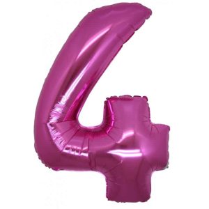 Palloncini numeri mylar grandi -Numero 4 Grandi
