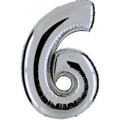 Palloncini numeri mylar grandi -Numero 6 Grandi