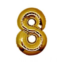 Palloncini numeri mylar medi -Numero 8