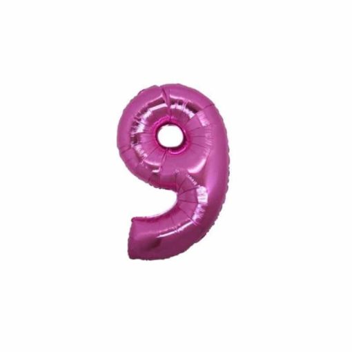 Palloncini numeri mylar piccoli Numero 9