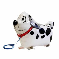 Palloncini Pet Walker - Cane Maculato - Bianco (16”)