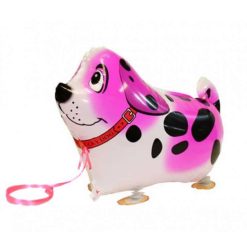 Palloncini Pet Walker - Cane Maculato - Rosa (16”)