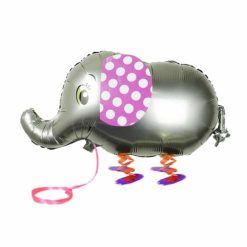 Palloncini Pet Walker - Elefante Argento (18”)