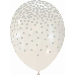 Palloncini natalizi - pioggia di coriandoli (oro & argento)