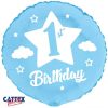 Palloncini compleanno Primo Compleanno Blu Baby (18”)