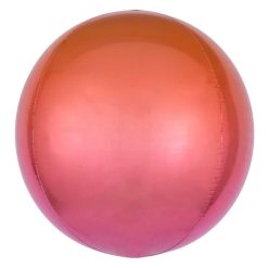 Palloncini mylar animali Rosso e Arancio Orbz (16")