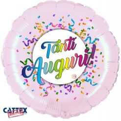 Palloni Mylar Decorati Varie Mylar - Tanti Auguri! (18”)