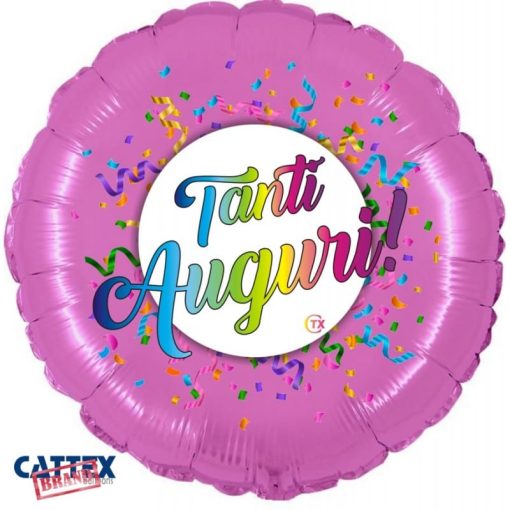 Palloni Mylar Decorati Varie Mylar Tanti Auguri 18