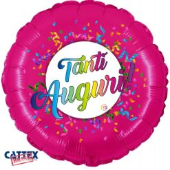 Palloni Mylar Decorati Varie Mylar - Tanti Auguri! (18”)