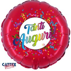 Palloni Mylar Decorati Varie Mylar - Tanti Auguri! (18”)