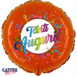 Palloni Mylar Decorati Varie Mylar - Tanti Auguri! (18”)