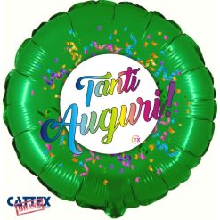 Palloni Mylar Decorati Varie Mylar - Tanti Auguri! (18”)