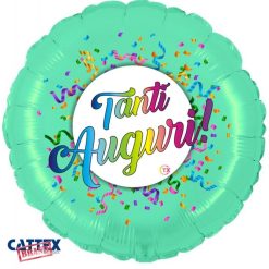 Palloni Mylar Decorati Varie Mylar - Tanti Auguri! (18”)