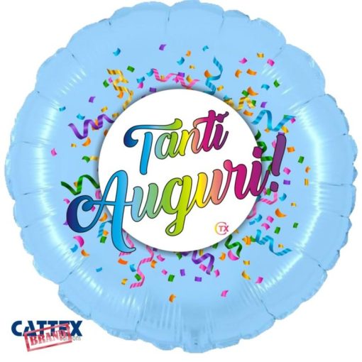 Palloni Mylar Decorati Varie Mylar Tanti Auguri 18