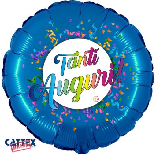 Palloni Mylar Decorati Varie Mylar Tanti Auguri 18