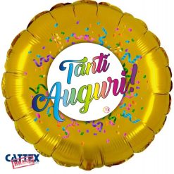 Palloni Mylar Decorati Varie Mylar - Tanti Auguri! (18”)