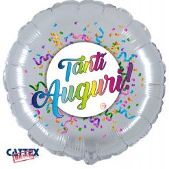 Palloni Mylar Decorati Varie Mylar - Tanti Auguri! (18”)