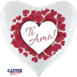 Palloncini amore - ti amo cuoricini supershape (36”)