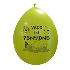 Palloncini varie - vado in pensione