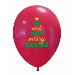 Palloncini natalizi - we wish you a merry christmas