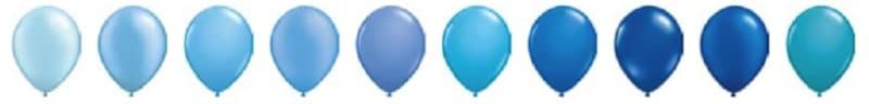 Balloon Colour Chart blue