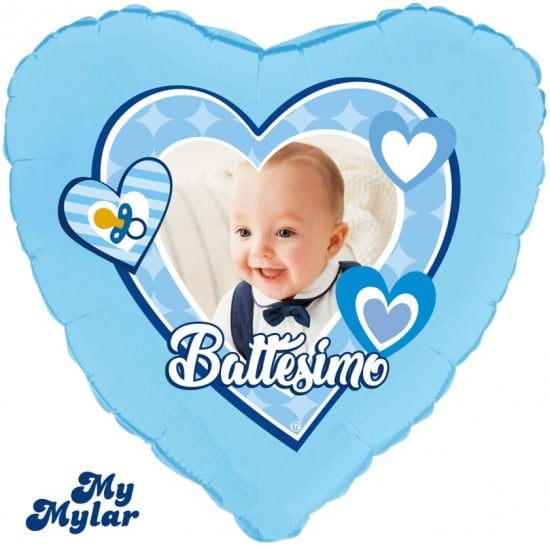 Photo Booth - palloncino mylar Elefantino bimbo - personalizzabile